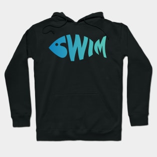 Swim Creative Fish Design Hoodie